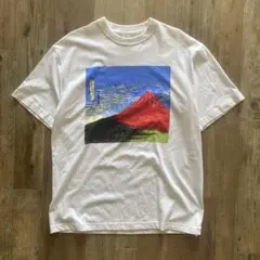 新品 80s 葛飾北斎 富嶽三十六景 凱風快晴 赤富士 ビンテージ Tシャツ