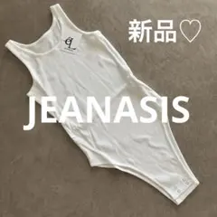 新品⭐︎ JEANASIS リブボディスーツ タンクトップ　ジーナシス