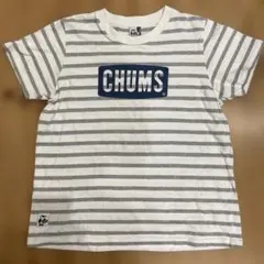 CHUMS チャムス ボーダー ポケット Tシャツ グレー Mのサムネイル