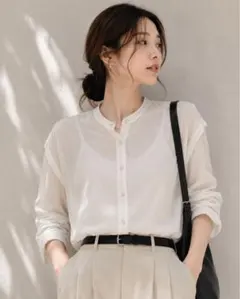 BEAUTY&YOUTH長袖シアーシャツのサムネイル