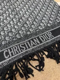 CHRISTIAN DIOR マフラー ブラック