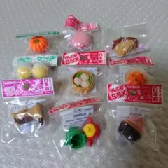 新品未使用　けしごむ　野菜けしごむ　食べ物消しゴム　8点のサムネイル