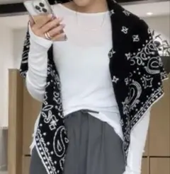 ジプソフィアgypsohila Paisley Knit Stole