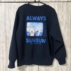 GU ヘビーウェイトスウェットプルオーバー パペットスンスン XL ネイビー