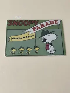スヌーピー PEANUTS SNOOPY PARADE ブリキ看板