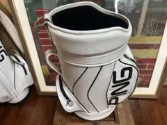 PING キャディバッグ キャスター付　トリコロールカラー　未使用品 PING キャディバッグ キャスター付 トリコロールカラー 未使用品