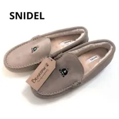 新品♥SNIDEL×BEARPAW♥ベア刺繍モカシン ♥Lサイズ ベージュ