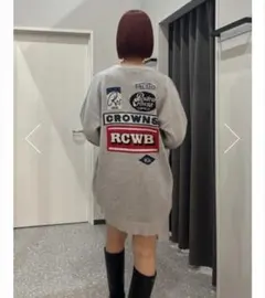 ロデオクラウンズ レーシング ジャガードニットワンピ