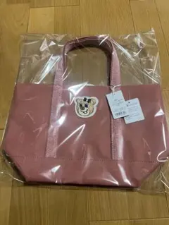 フェイラー オールドテディワッペントートバッグ 小サイズ　ピンク