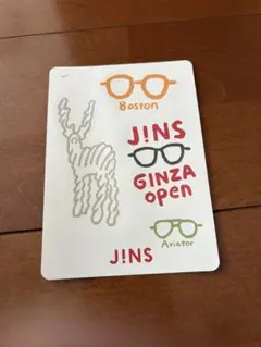 JINS GINZA open 限定 ステッカーのサムネイル