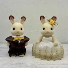 シルバニアファミリー　ハンドメイド　ウエディングドレスセット