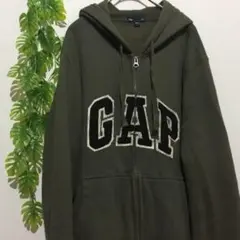 ✨希少カラー✨OLDGAP オリーブ ジップアップパーカー L