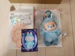 【正規品】POP MART ラブブ Labubu ぬいぐるみ HOPE 青