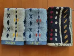 未使用 SAZABY ウォッシュタオル3枚セットのサムネイル