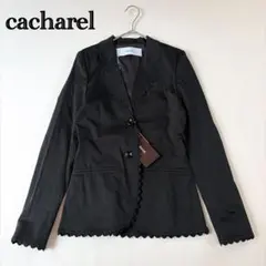 Cacharel キャシャレル テーラードジャケット ブラック フリル 34のサムネイル