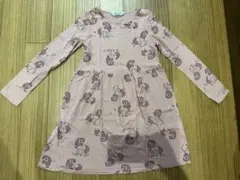 H&M ユニコーン柄 長袖ワンピース ピンク　130cm 140cm