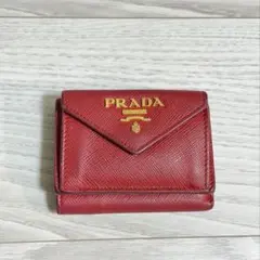 2026年最新】PRADA カラー：レッド系 レディース 三つ折り財布の人気