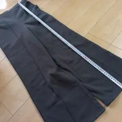 グレー 裏起毛パンツ