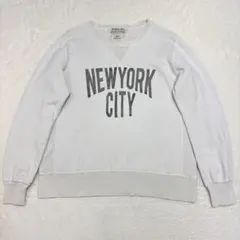 レミレリーフ 両V ガゼット ダメージ加工 スエット NEWYORK 生成りMのサムネイル