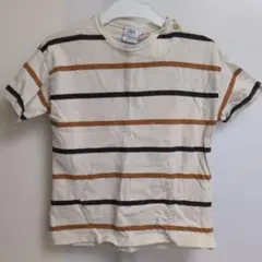 ZARA キッズ ボーダーTシャツ 110cm ポケット付きのサムネイル