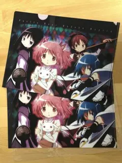 まどマギ　ニュータイプ　付録　クリアファイル