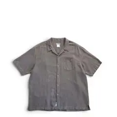 美品 MARKAWARE ヘンプオープンカラーシャツ 2 茶 短丈 ワイド - メルカリ