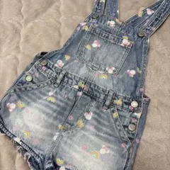 GAPキッズ　ディズニー ミニーちゃん デニムオーバー　110cm