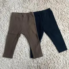 UNIQLO ベビー リブレギンス 2枚セット 80cm