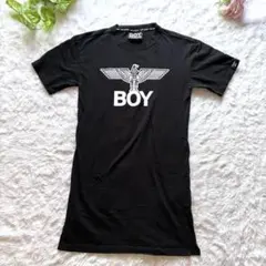 美品✨BOY LONDON　ロング丈　ロゴTシャツ　黒のサムネイル