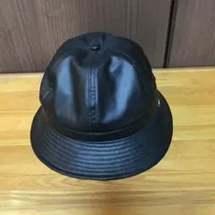 レザーバケットハット black