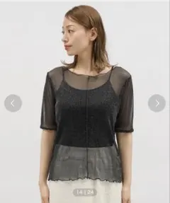 ラメシアメロー半袖のサムネイル