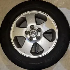 日産純正 15インチ アルミホイール タイヤ付き 4本のサムネイル