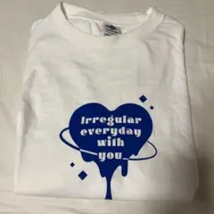 ZOZOTOWN コラボ 半袖Tシャツ ホワイト ブルーロゴいれいすIf青M
