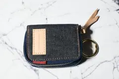 NeedNetwork デニムキーケース スマートキー2個収納