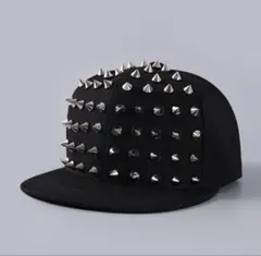 【即日発送】SWAG スタッズキャップ ブラック y2k ロック ストリート