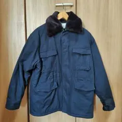 ミドリ安全 作業服 防寒 綿カストロコート　M7507 ネイビー