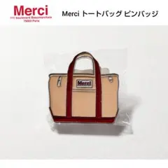 【新品】Merci ピン トートバッグ ピンバッジ