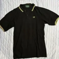 FRED PERRY ポロシャツ ブラック Lサイズ　1990年後半〜2000年のサムネイル