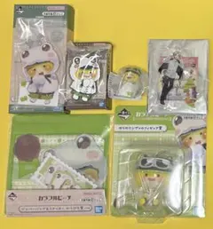 からぴち一番くじジヴァコンプリートセット、セブンコラボアクスタ、おねむたん