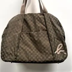 agnes b. アニエスベー ナイロントートバッグ ドット柄 大容量レディース