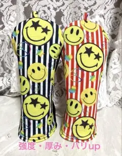 全6色③④柄UT用2本セット❣️ゴルフヘッドカバー⛳️ハンドメイド