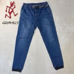 【美品】GRAMICCI デニムNNリブパンツ オッシュマンズ別注 デニム M