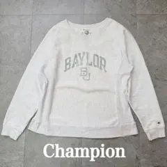 00s チャンピオン BAYLOR カレッジロゴ リバースウィーブ スウェット