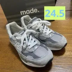 美品M992GR Made in USA 992New Balance 24.5
