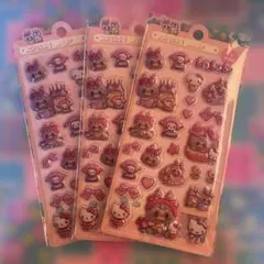 BONBON DROP Hello Kitty シール 3シートセット