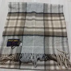 TWEEDMILL ウール100% チェックマフラー