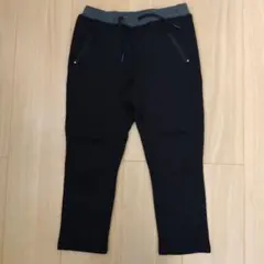 美品　MPS　スエード　星　プリント　黒　パンツ　　ボトムス