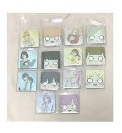 セガラッキーくじ ラブライブ E賞 スクエア缶バッジセット 7種 セミコンプ