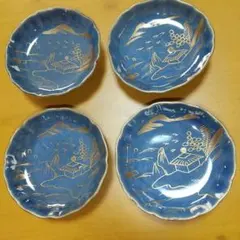 小皿 5枚 染付 希少柄 UFO 大珍品 江戸 明治 古伊万里 小皿 5枚 染付 希少柄 UFO 大珍品 江戸 明治 古伊万里 - メルカリ
