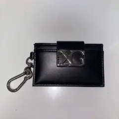 X-girl パスケース　カードケース　ブラック